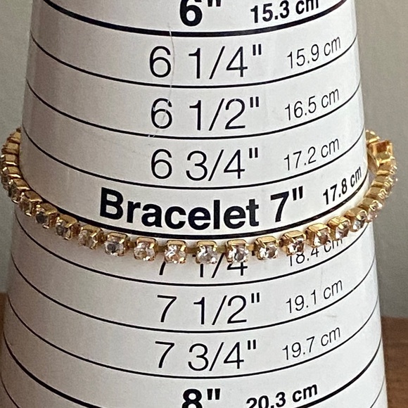 Monet Gold Crystal Bracelet - Picture 5 of 5